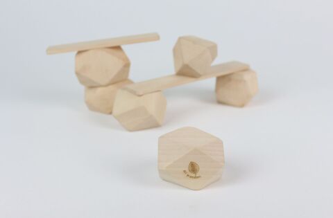 6 LI AHŞAP DENGE TAŞLARI