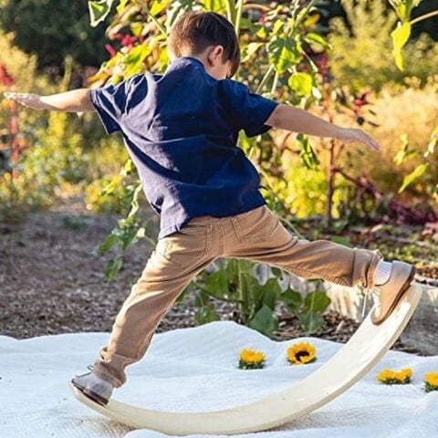 KEÇESİZ 80X28 cm 3+ Yaş ve Yetişkinler Için Denge Tahtası