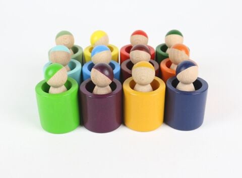 12 Lİ WALDORF İNSAN FİGÜRÜ VE KASELERİ