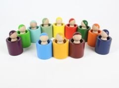 12 Lİ WALDORF İNSAN FİGÜRÜ VE KASELERİ