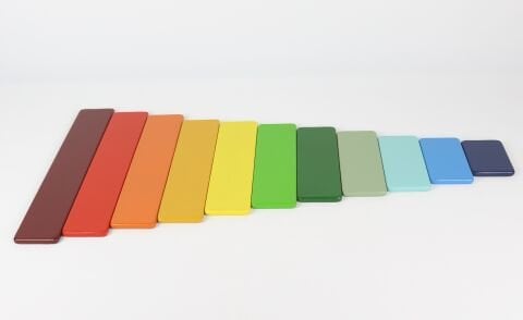 1+ YAŞA ÖZEL WALDORF GÖKKUŞAĞI DİKDÖRTGEN TABLA SETİ