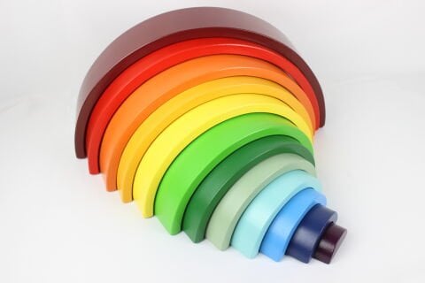 6+ YAŞA ÖZEL 12 Lİ RENKLİ WALDORF GÖKKUŞAĞI