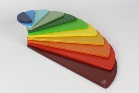 6+ YAŞA ÖZEL WALDORF GÖKKUŞAĞI YARIM DAİRE TABLA SETİ