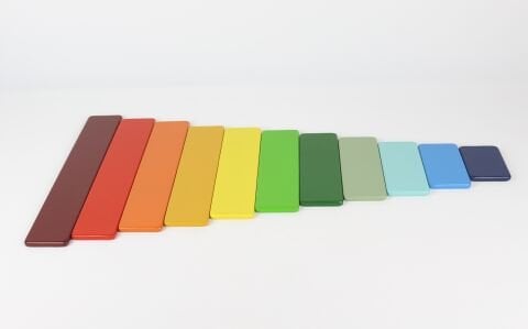 6+ YAŞA ÖZEL WALDORF GÖKKUŞAĞI DİKDÖRTGEN TABLA SETİ