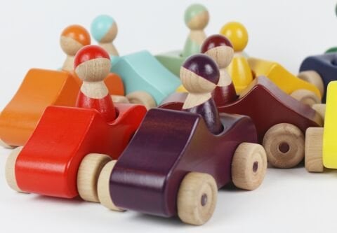 12 Lİ WALDORF GÖKKUŞAĞI ARABA SETİ