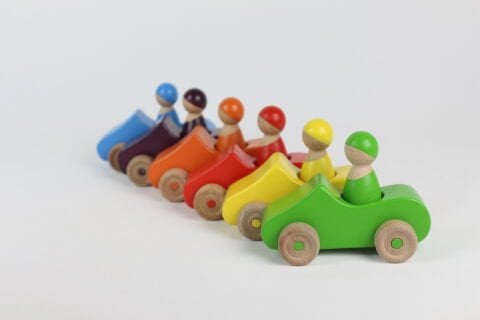 6 LI WALDORF GÖKKUŞAĞI ARABA SETİ