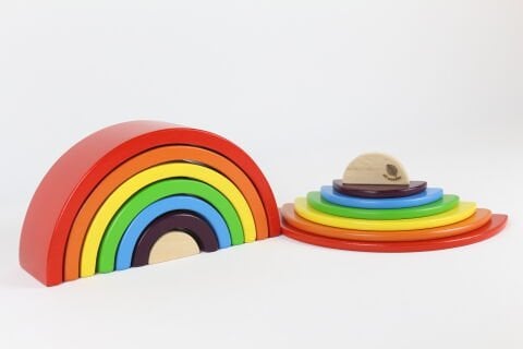 7 Lİ WALDORF GÖKKUŞAĞI 2 Sİ BİR ARADA SET