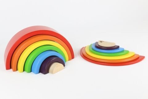 7 Lİ WALDORF GÖKKUŞAĞI 2 Sİ BİR ARADA SET