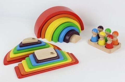 7 Lİ WALDORF GÖKKUŞAĞI TAM SET