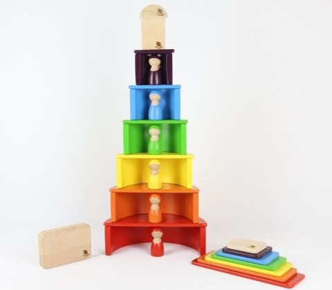 7 Lİ WALDORF GÖKKUŞAĞI TAM SET