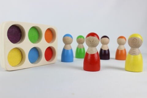 6 LI WALDORF GÖKKUŞAĞI İNSAN FİGÜRLERİ