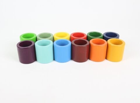 12 Lİ WALDORF GÖKKUŞAĞI KASELERİ