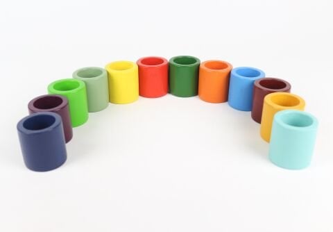 12 Lİ WALDORF GÖKKUŞAĞI KASELERİ