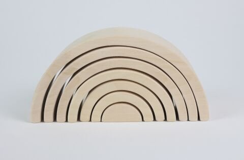 7 Lİ WALDORF GÖKKUŞAĞI (NATUREL)