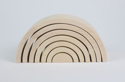 7 Lİ WALDORF GÖKKUŞAĞI (NATUREL)